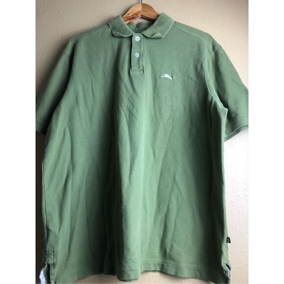 Tommy Bahama Polo Shirt Men Size Larga Golf Knit Embroidered Logo - Picture 1 of 10